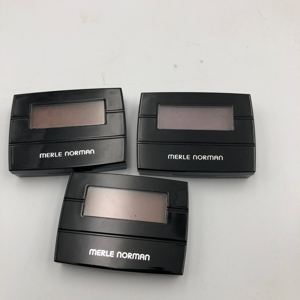 Lot 3 Merle Norman Soft Touch Eye Shadow Mist Mink Chocolate